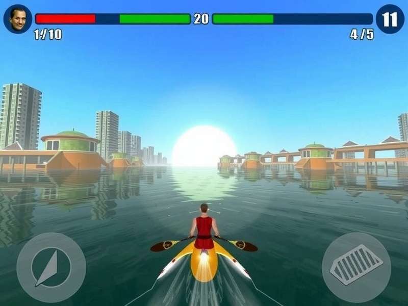 Ahmedabad Paddle Titan Gameplay Screenshot